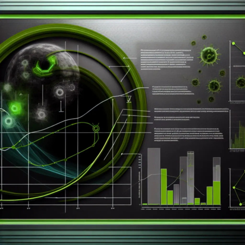 Wykres porównujący tempo rozprzestrzeniania się wirusów, bakterii i nietypowych patogenów